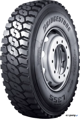 OPONA 315/80R22.5 L355 EVO 158G/156K ON/OFF M+S DRIVE Bridgestone (E,B,A,73dB)