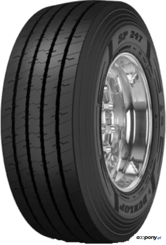OPONA 385/65R22.5 SP247 HL 164K/158L 3PMSF M+S TRAILER Dunlop (C,B,B,72dB)