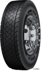 OPONA 315/70R22.5 KMAX S GEN 3 HL 156L/150 3PMSF M+S FRONT Goodyear (B,B,A,71dB)