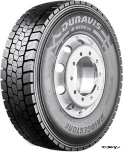 OPONA 315/80R22.5 RD2 DURAVIS 156L/154M 3PMSF DRIVE Bridgestone (C,B,2,75dB)