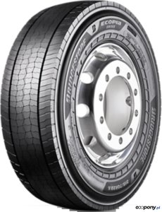 OPONA 315/70R22.5 ECOPIA DRIVE ENLITEN 154L/152M 3PMSF M+S DRIVE Bridgestone (A,B,A,71dB)